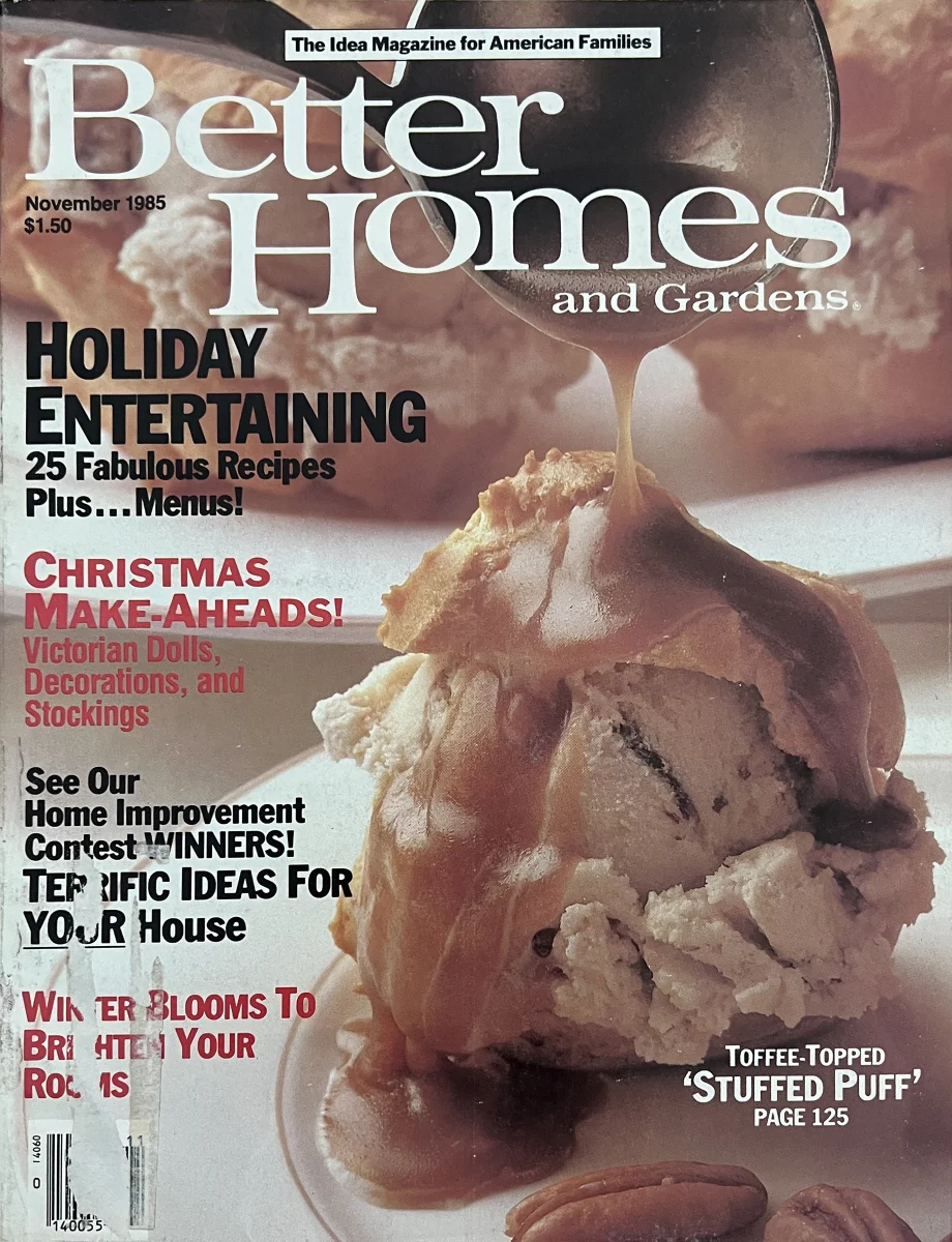Better Homes And Gardens November 1985 at Wolfgang's