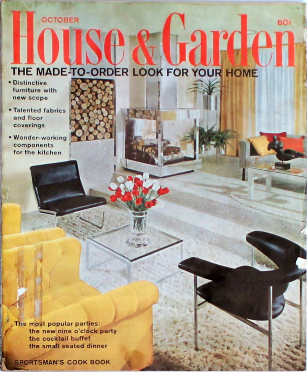 House & Garden October 1964 at Wolfgang's