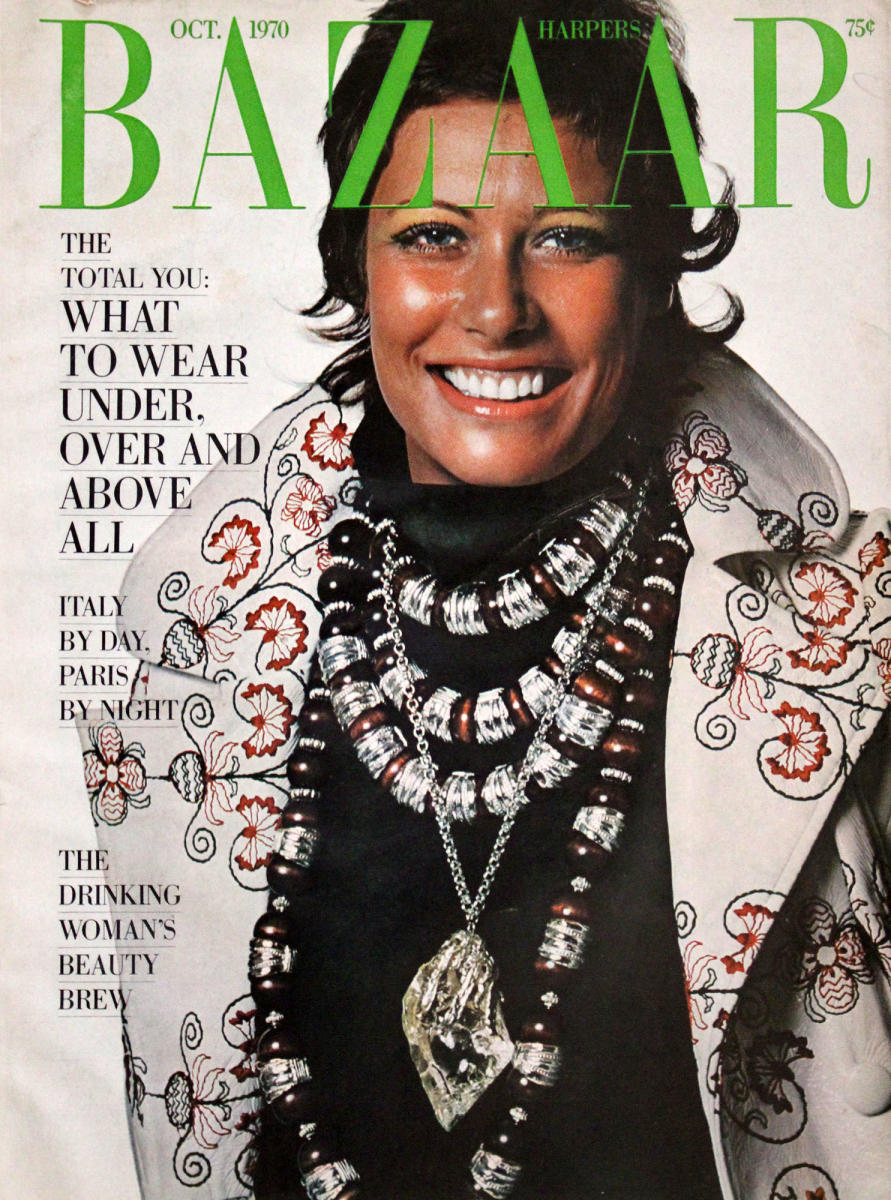 0724 洋書 雑誌 1954年 Harper's Bazaar 8月 ファッション 旅行