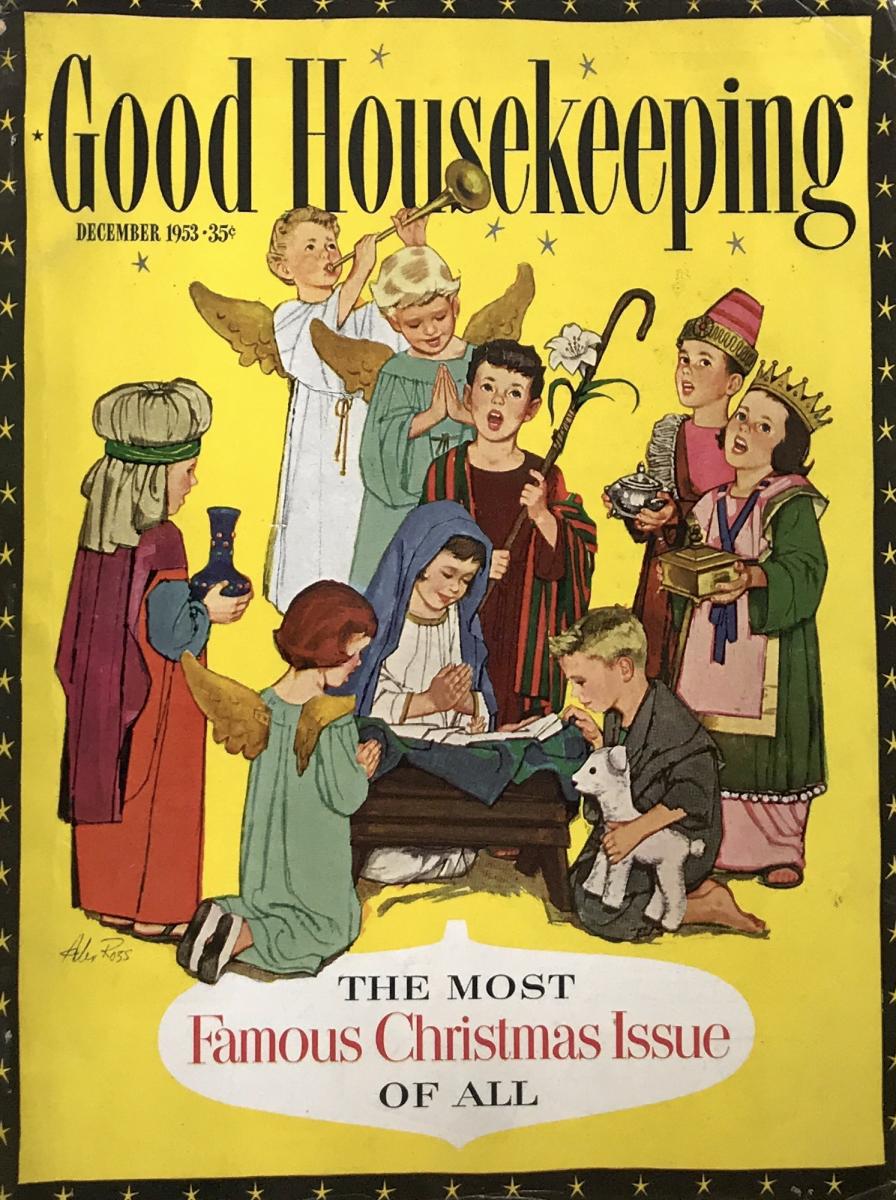 Good Housekeeping December 1953 At Wolfgangs 