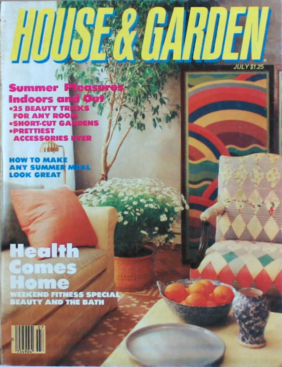House & Garden July 1980 at Wolfgang's