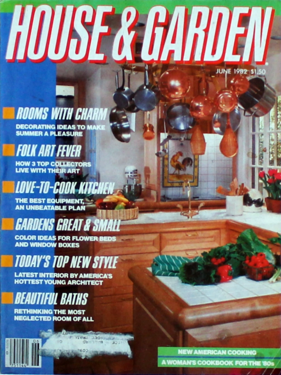 House & Garden June 1982 at Wolfgang's