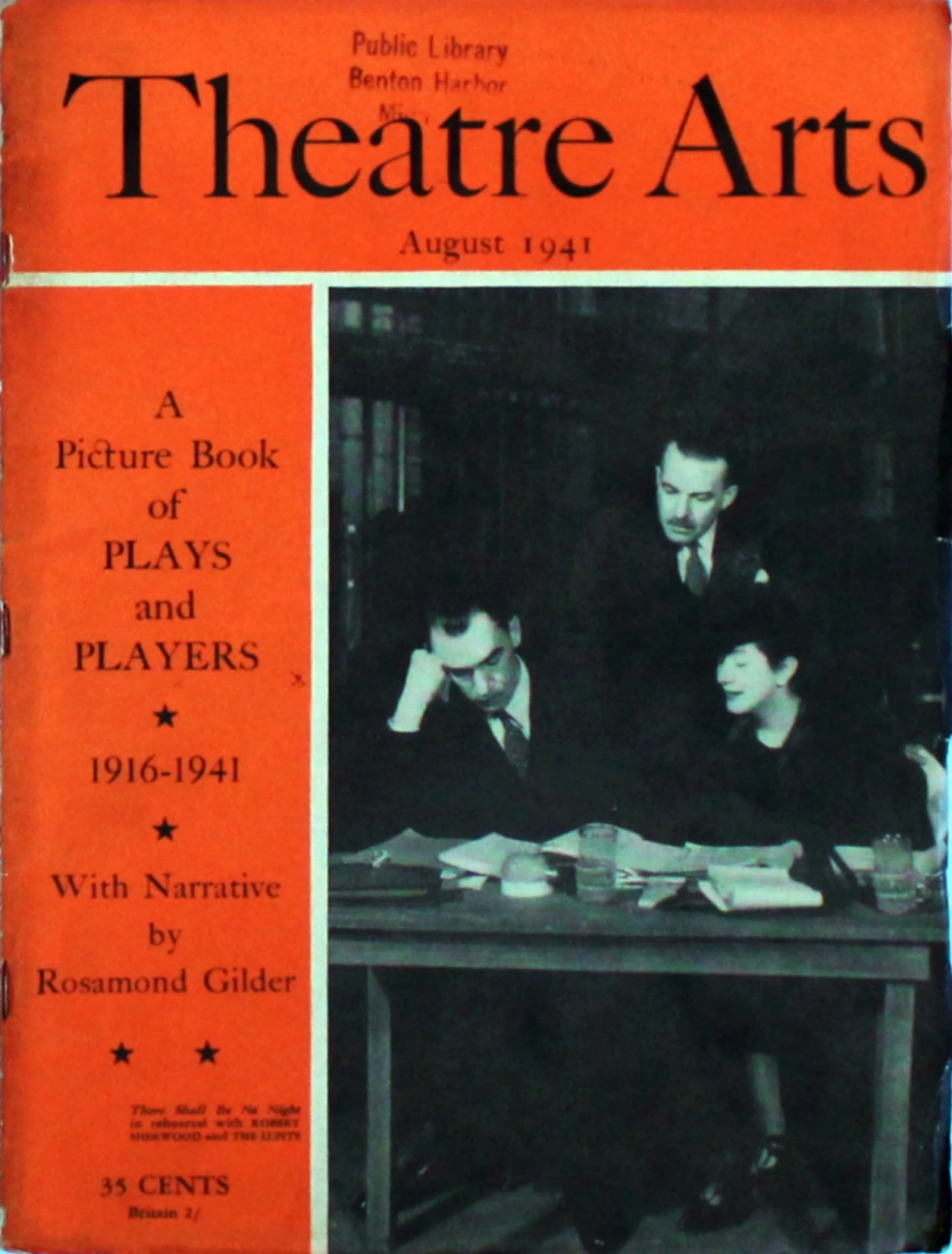 Theatre Arts | August 1941 At Wolfgang's