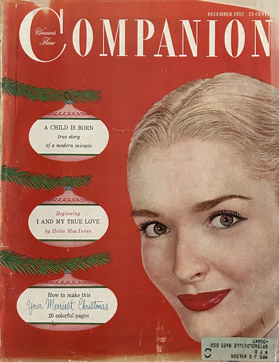 Womans Home Companion December 1952 At Wolfgangs 