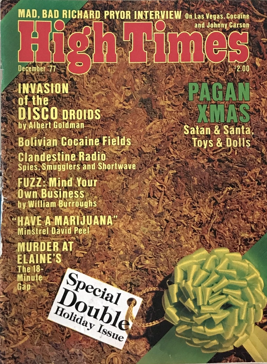 High Times December 1977 at Wolfgang's