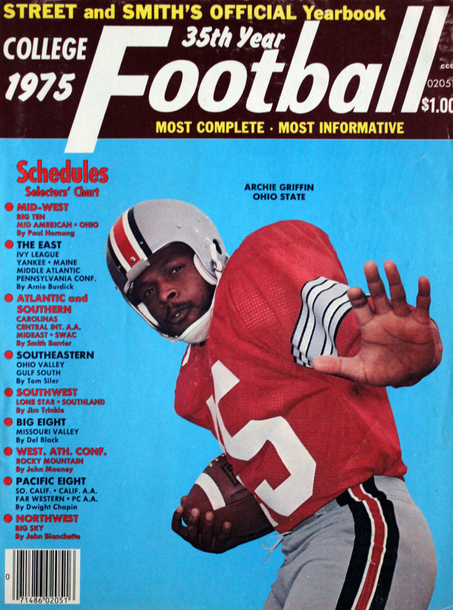 Street & Smith's College Football Yearbook January 1975 at Wolfgang's