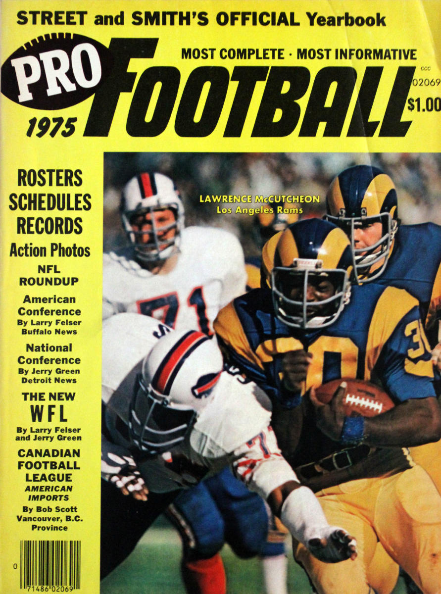 Street & Smith's Pro-Football Yearbook | January 1975 at Wolfgang's