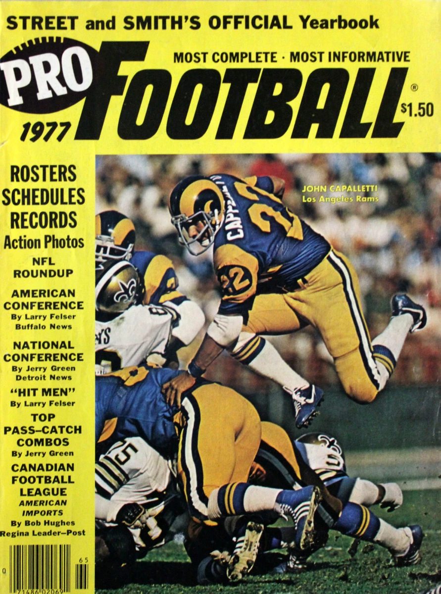Street & Smith's ProFootball Yearbook January 1977 at Wolfgang's