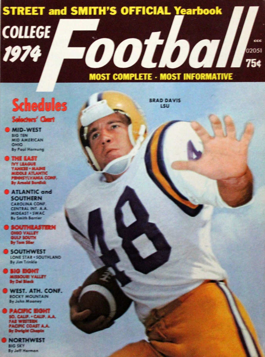 Street & Smith's College Football Yearbook January 1974 at Wolfgang's