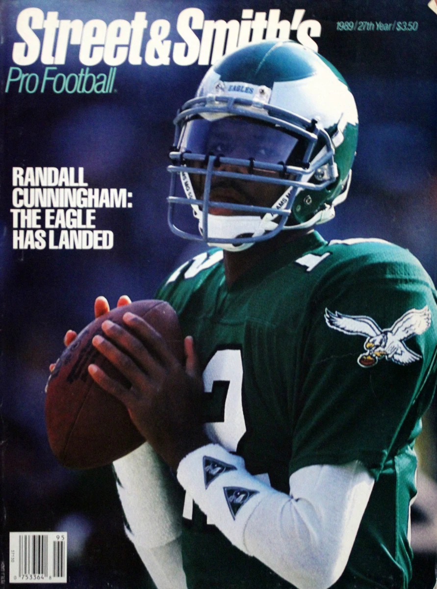 Philadelphia Eagles Qb Randall Cunningham, 1989 Nfl Sports Illustrated  Cover by Sports Illustrated