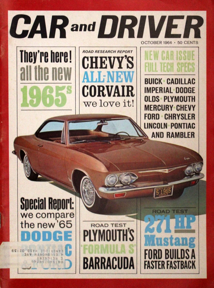 Car and Driver October 1964 at Wolfgang's