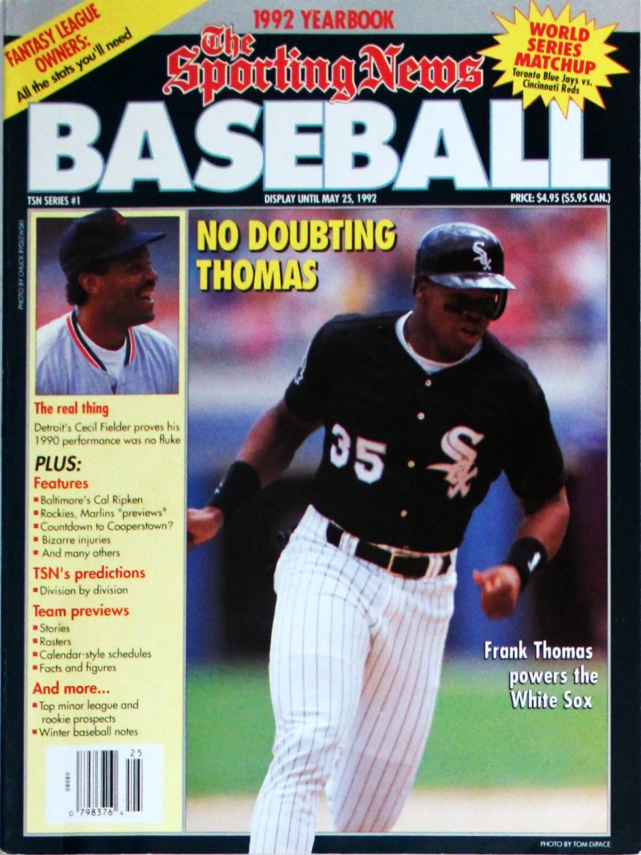 Sporting News May 25, 1992 at Wolfgang's