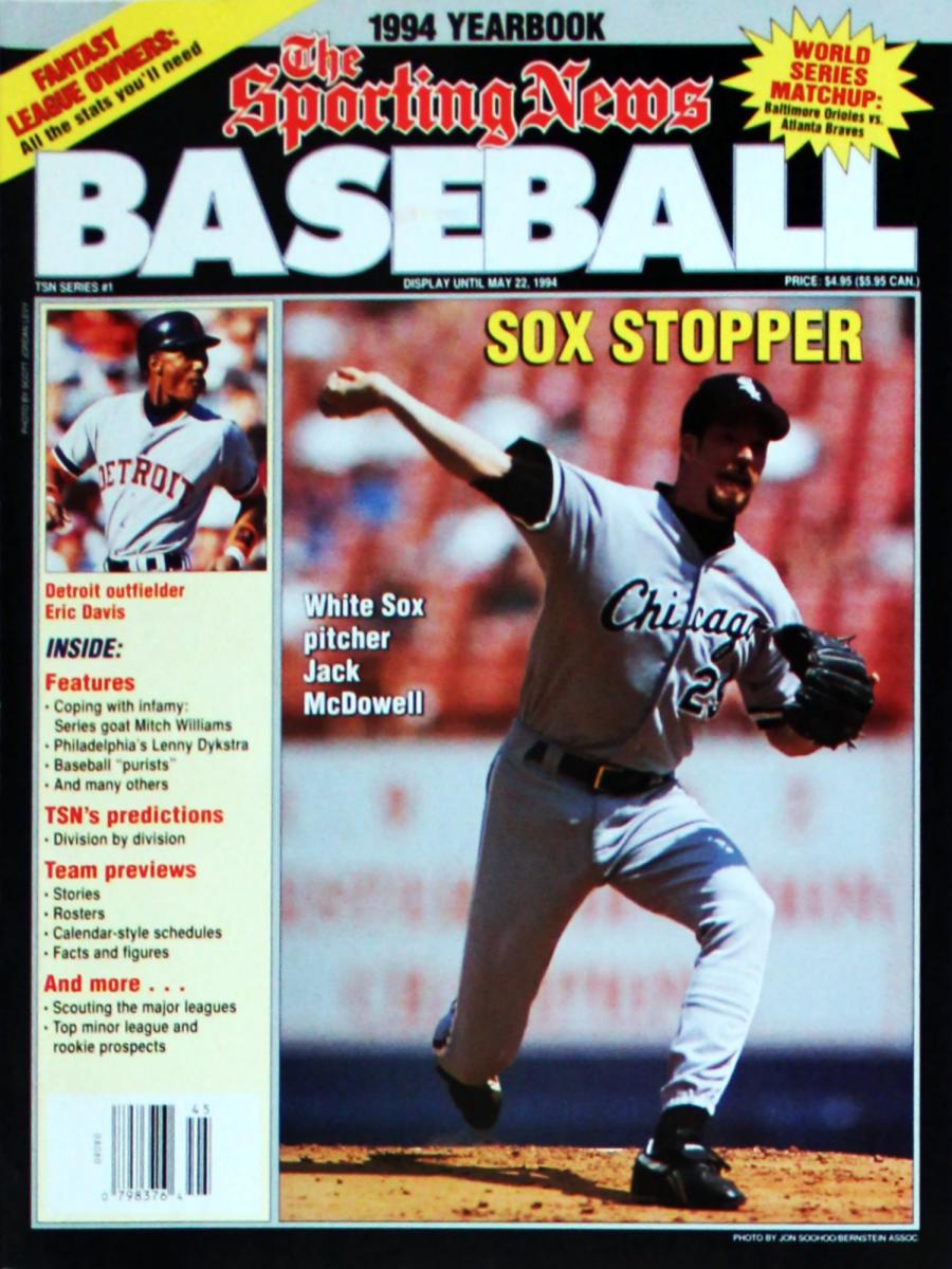 Sporting News Baseball May 1994 at Wolfgang's