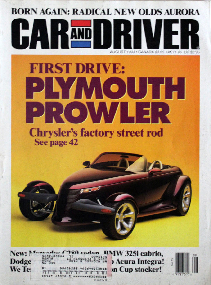Car and Driver August 1993 at Wolfgang's