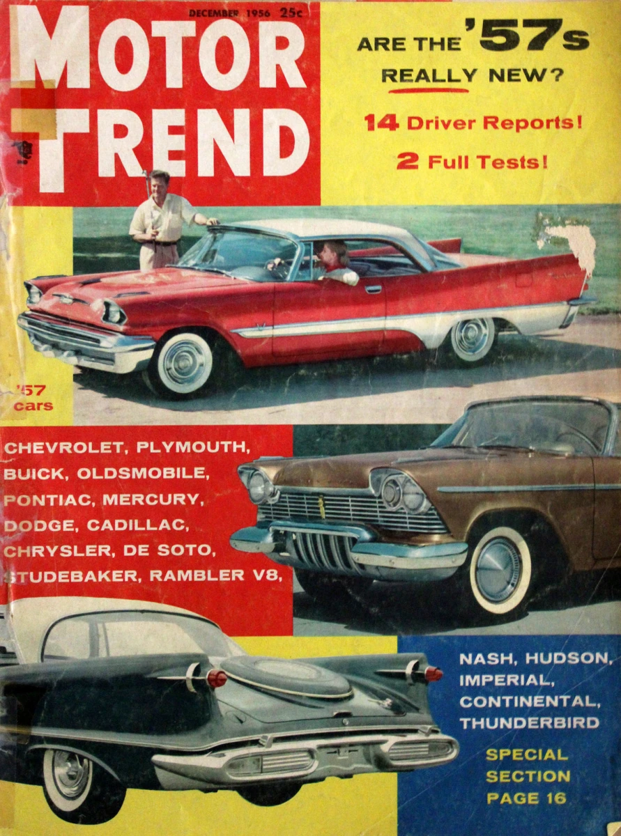 Motor Trend | December 1956 at Wolfgang's