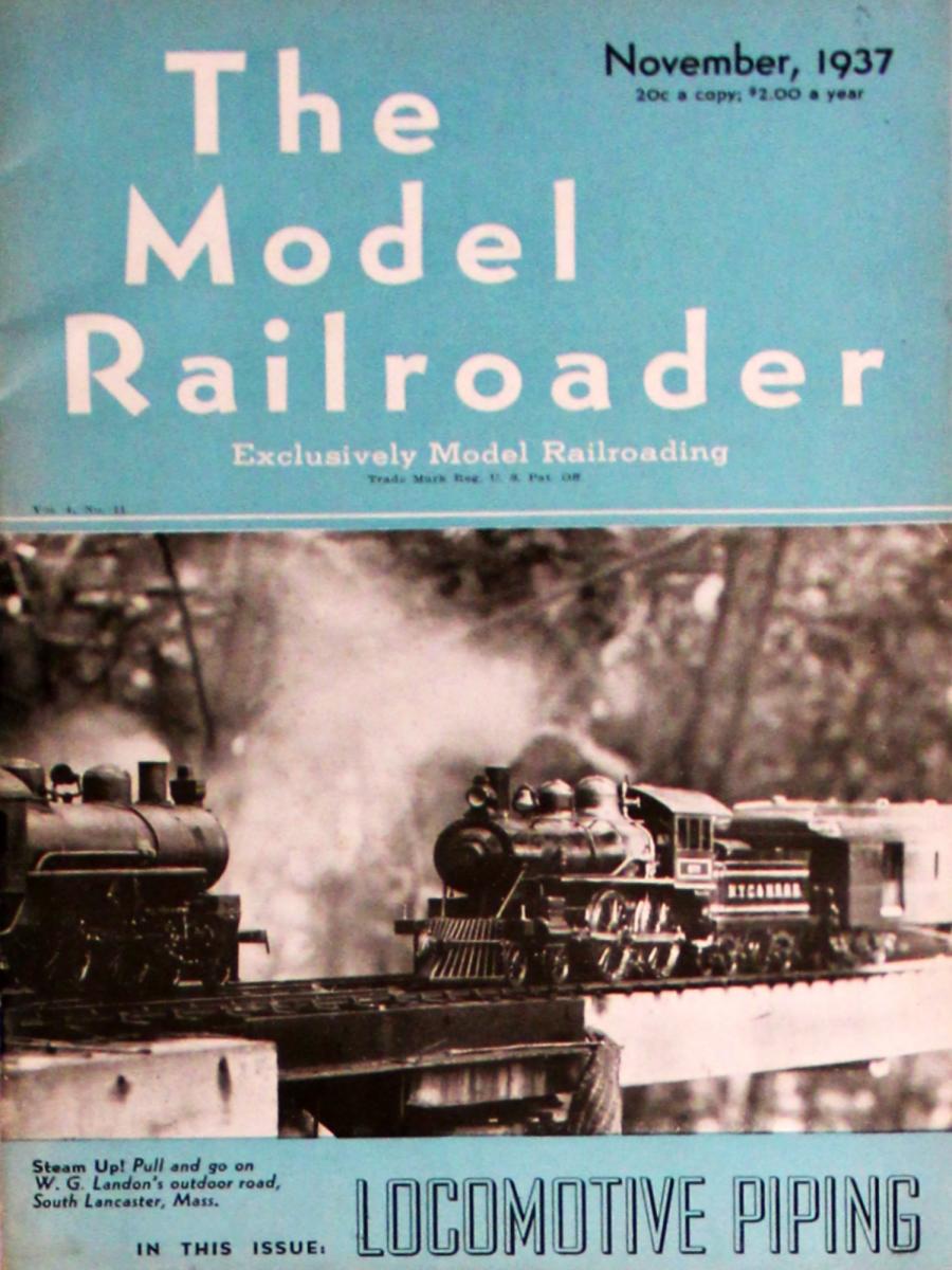 Model Railroader November 1937 at Wolfgang's