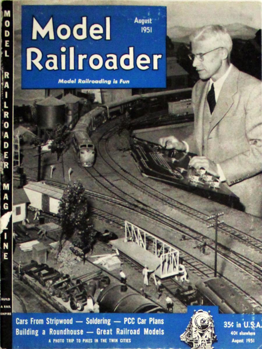 Model Railroader August 1951 at Wolfgang's