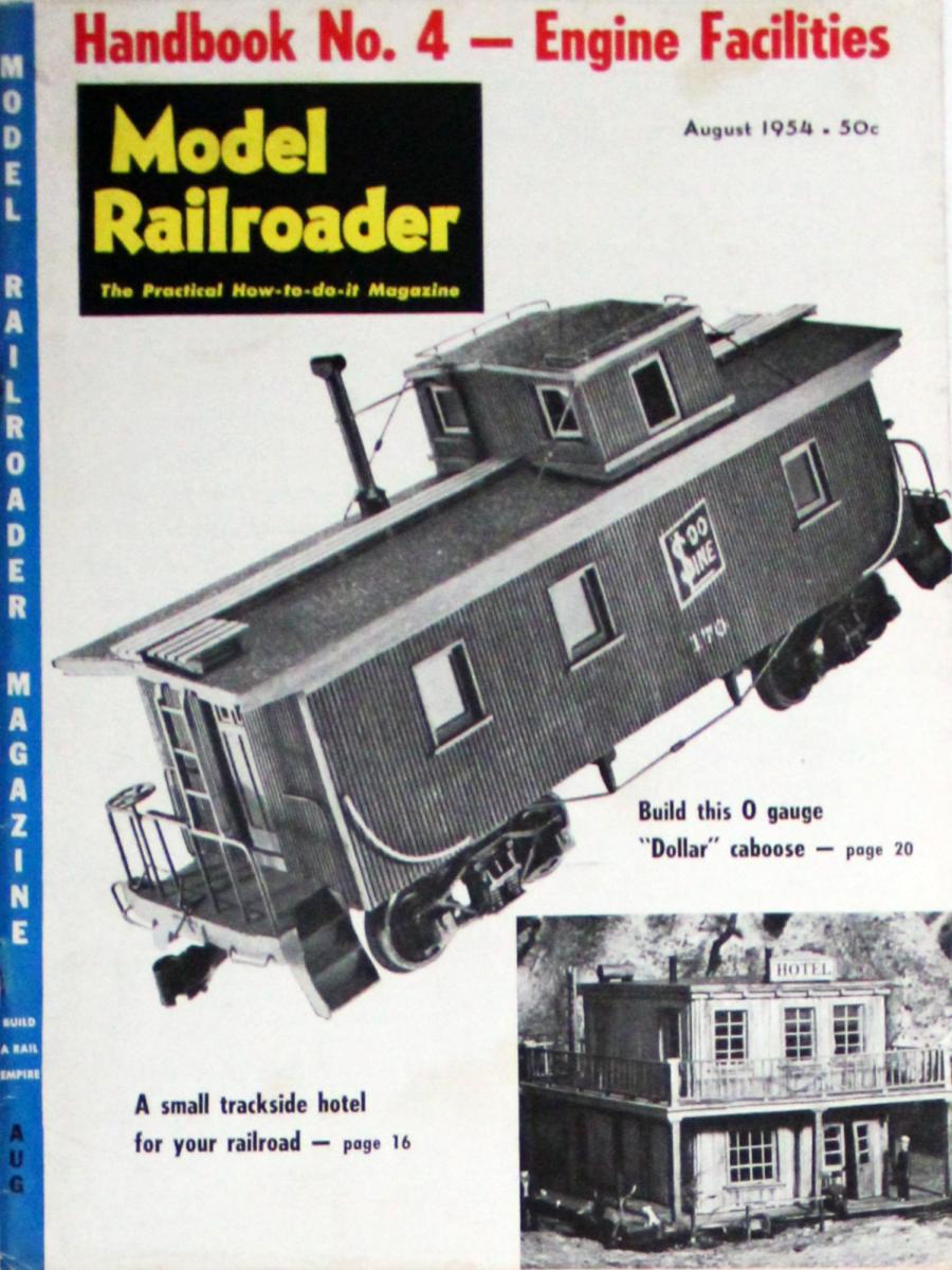 Model Railroader August 1954 at Wolfgang's