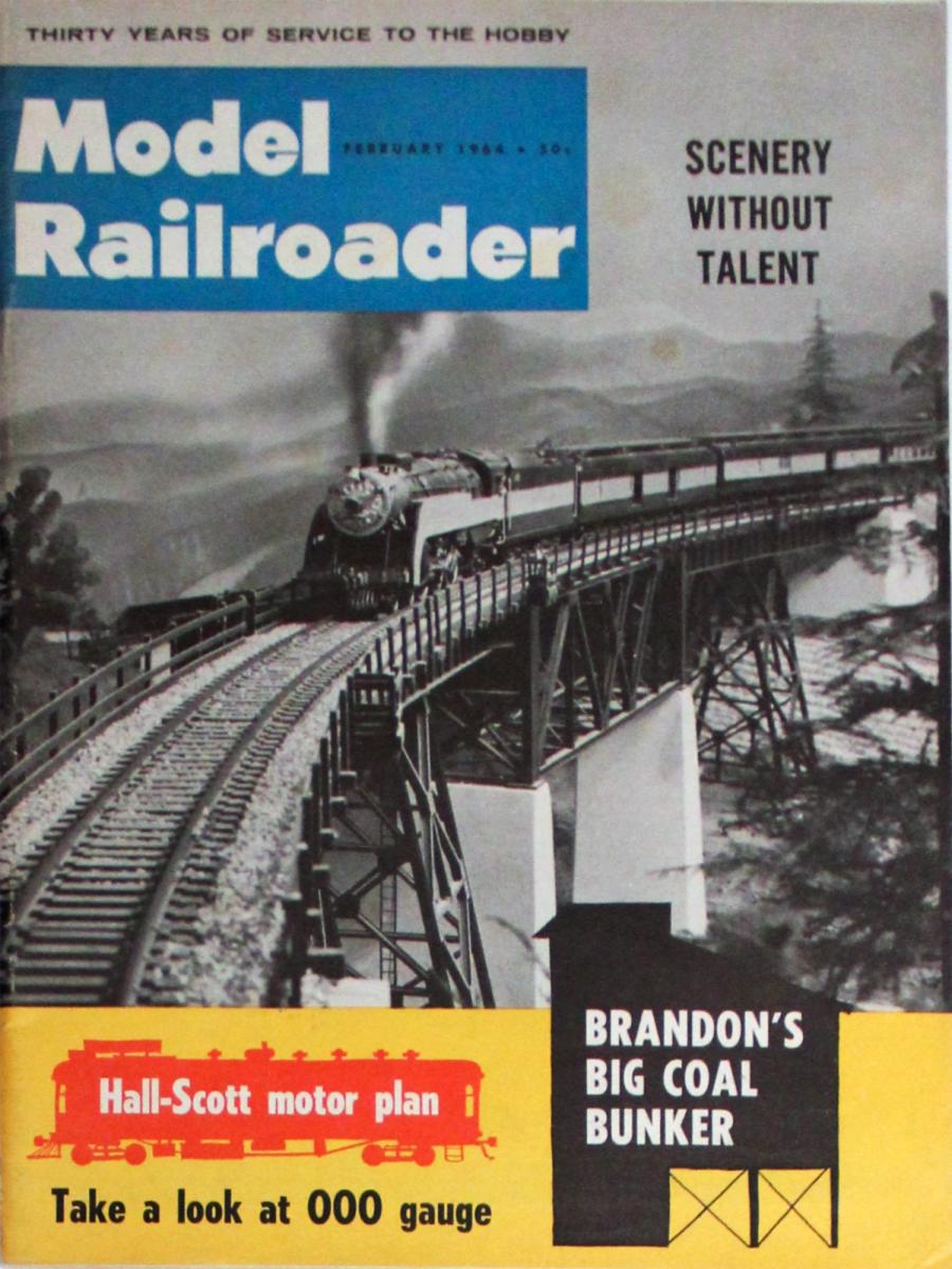 Model Railroader February 1964 at Wolfgang's