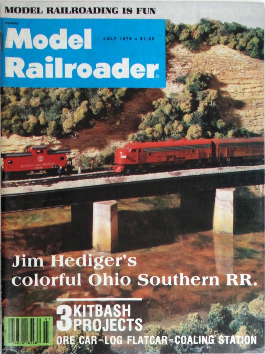 Model Railroader July 1978 at Wolfgang's