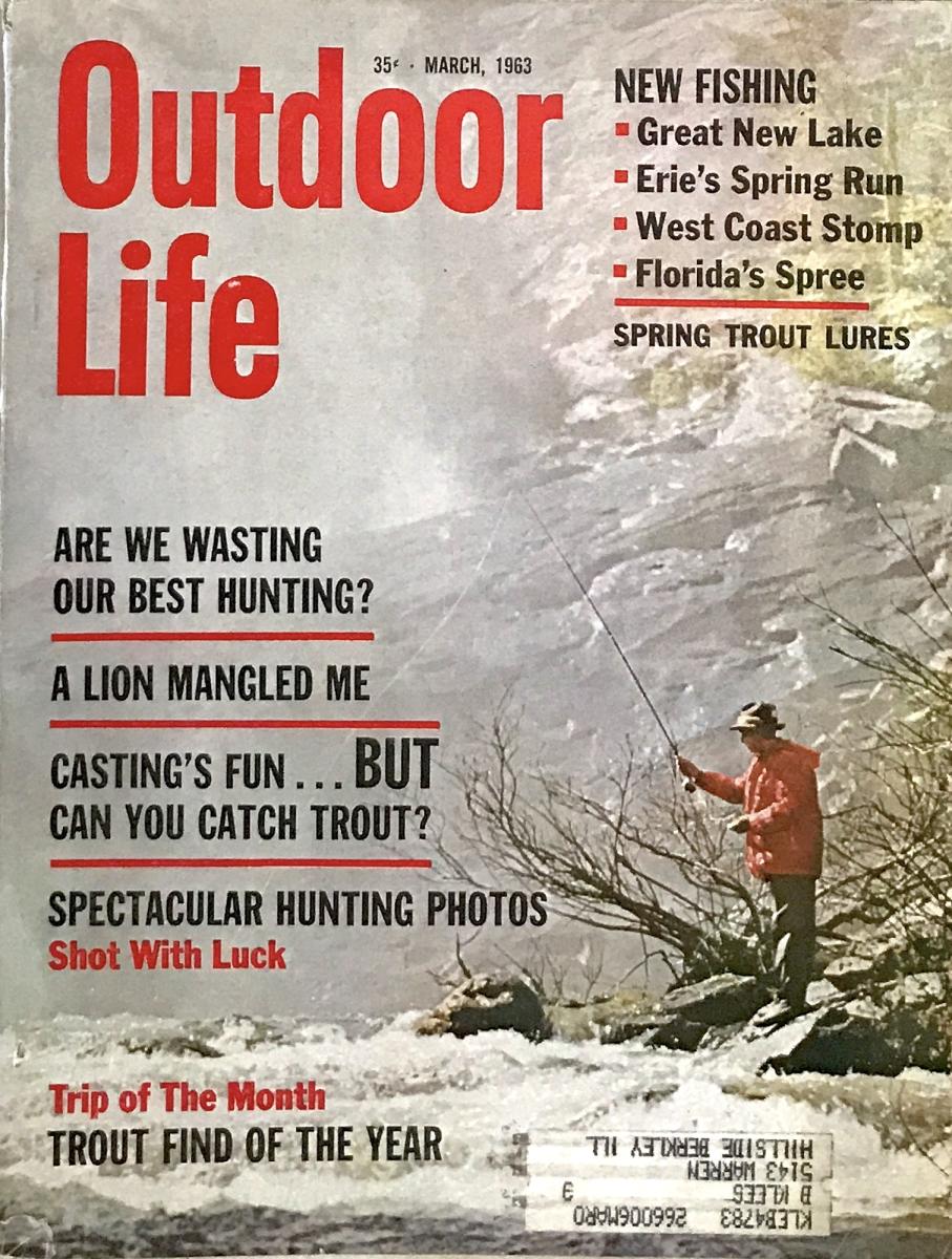 Outdoor Life March 1963 at Wolfgang's