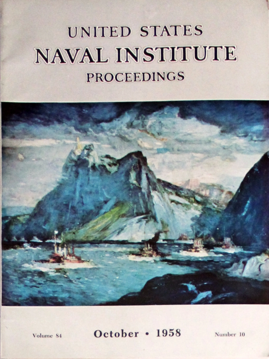 U.S. Naval Institute Proceedings | October 1958 At Wolfgang's