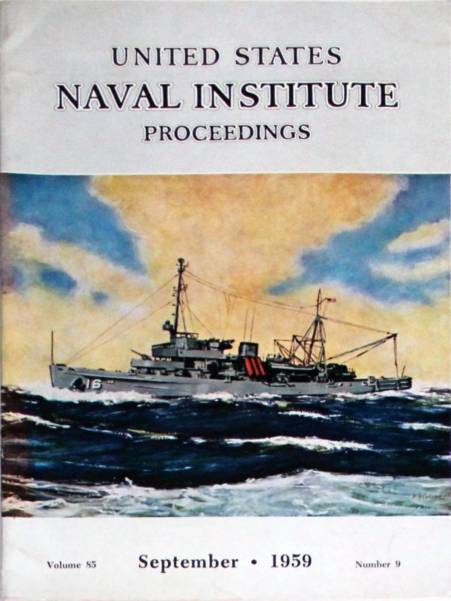 U.S. Naval Institute Proceedings | September 1959 At Wolfgang's