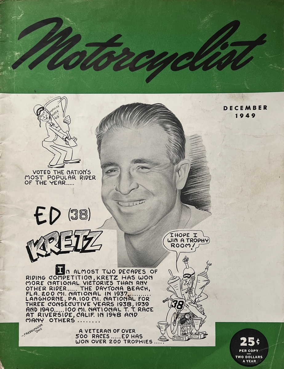 Motorcyclist December 1949 at Wolfgang's