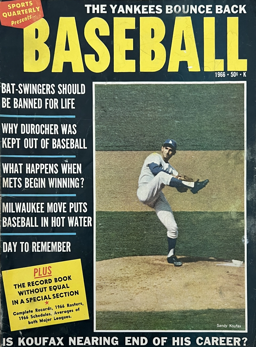 Sports Quarterly Baseball  January 1966 at Wolfgang's