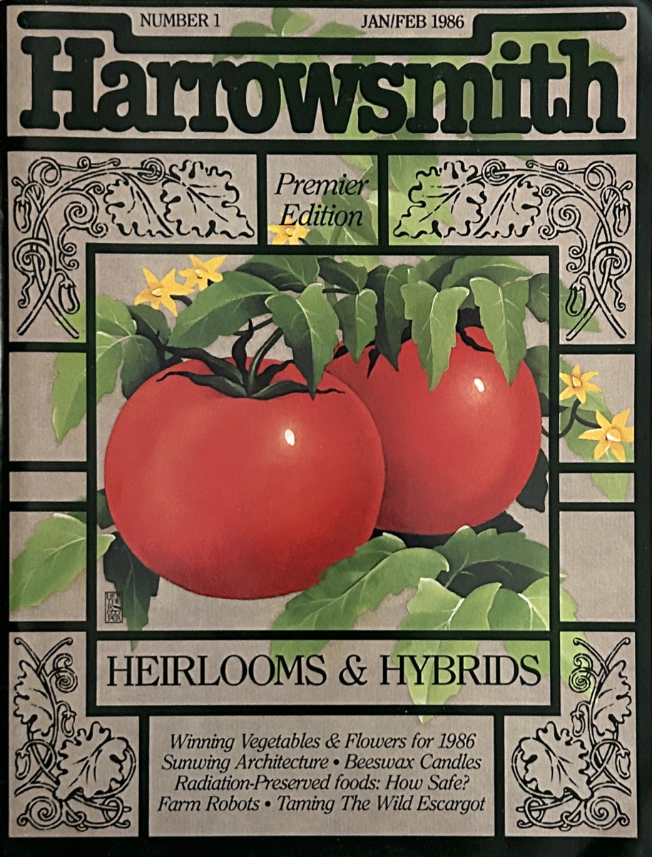 Harrowsmith January 1986 at Wolfgang's