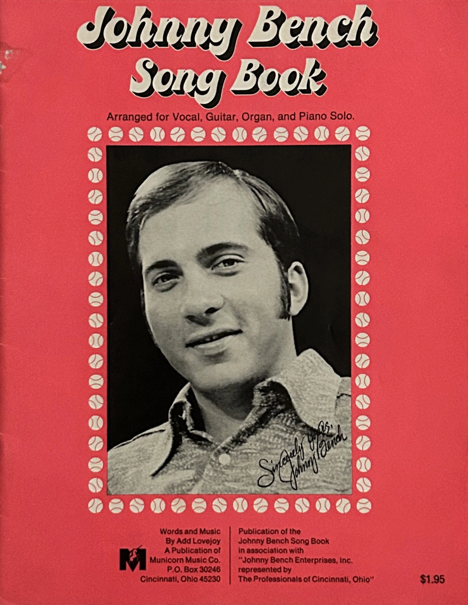 Johnny Bench Song Book | January 1971 At Wolfgang's