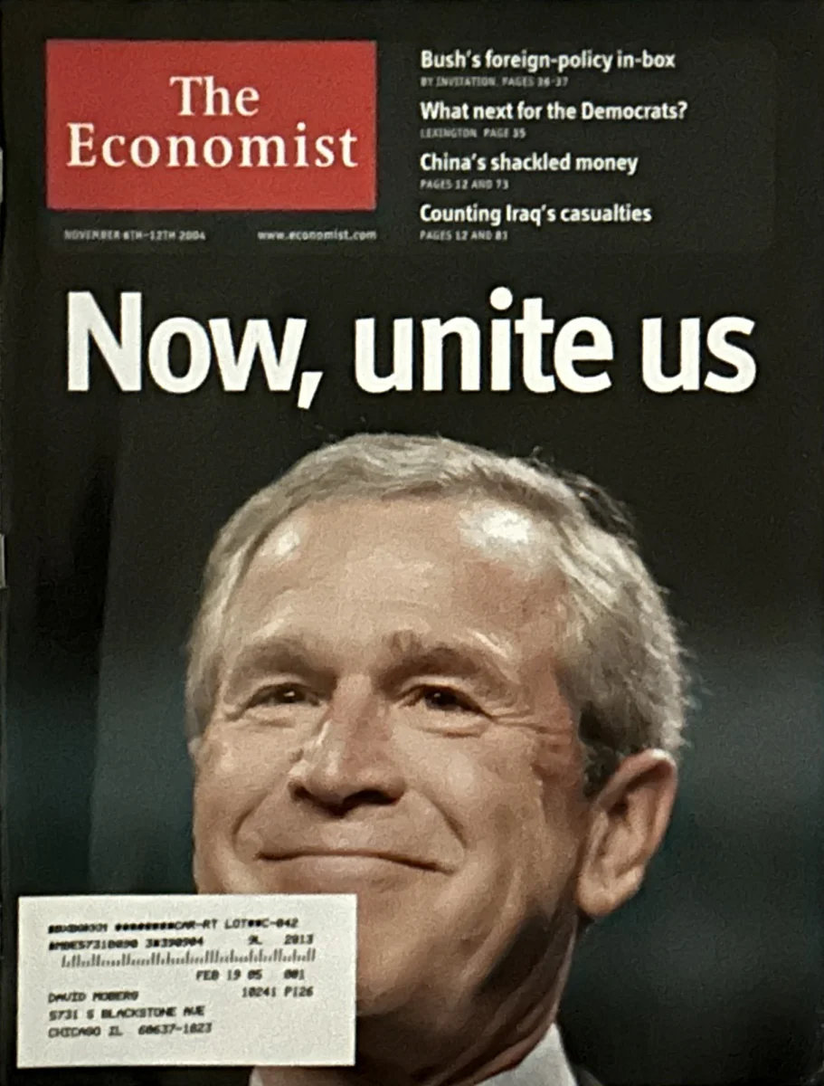 The Economist | November 6, 2004 at Wolfgang's