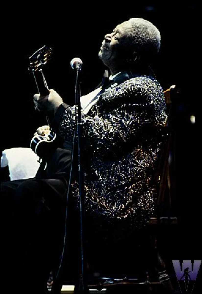 B.B. King Vintage Concert Photo Fine Art Print From Paramount Theatre ...