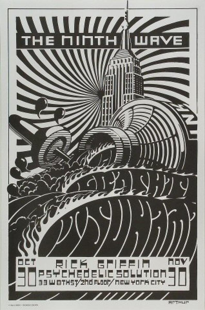 The Ninth Wave Vintage Concert Poster from Psychedelic