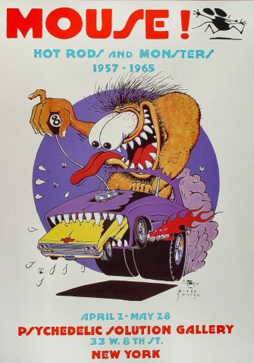 Stanley Mouse Vintage Concert Poster from Psychedelic Solution, Apr 2, 1988  at Wolfgang's