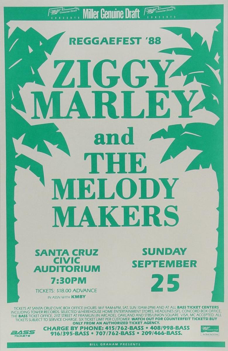 ziggy marley tour 1988