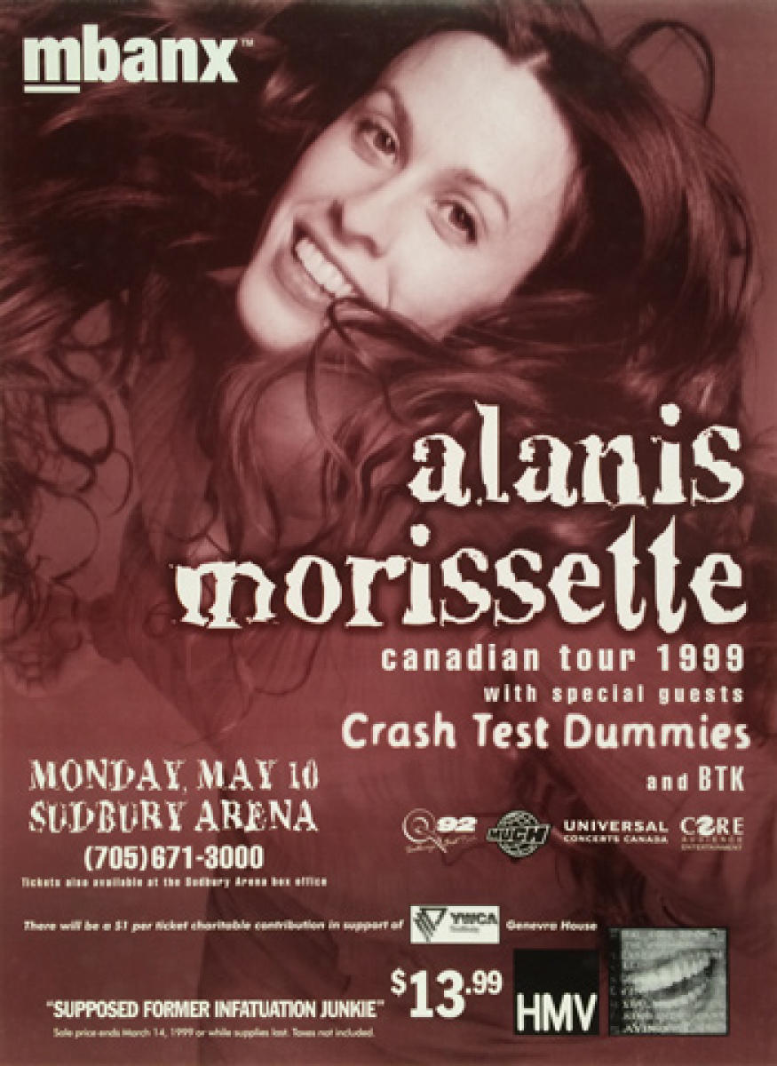 alanis morissette tour poster