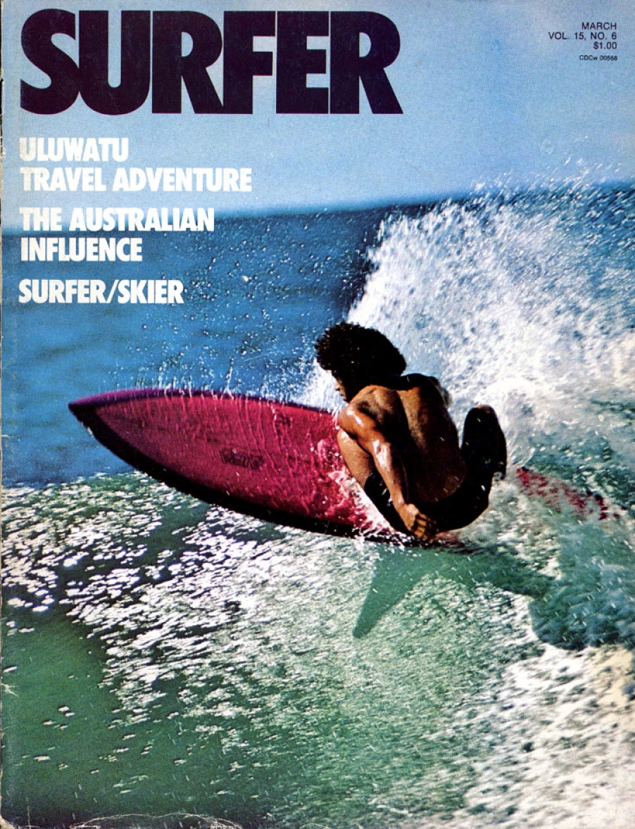 vintage surf magazine surfing april 1997 used - xxx1
