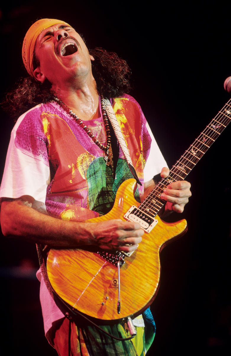 Carlos Santana Vintage Concert Photo Fine Art Print from Shoreline Amphitheatre Oct 10 1992 at Wolfgang s