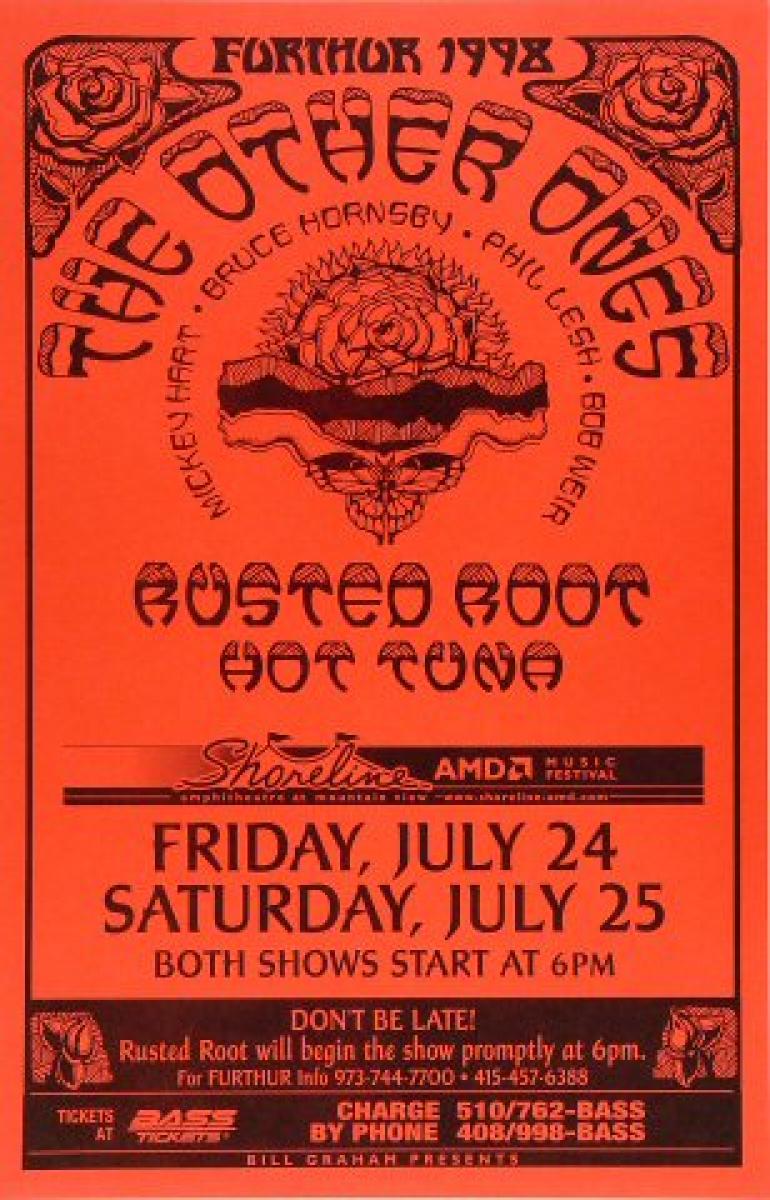 Further Festival Vintage Concert Poster from Shoreline