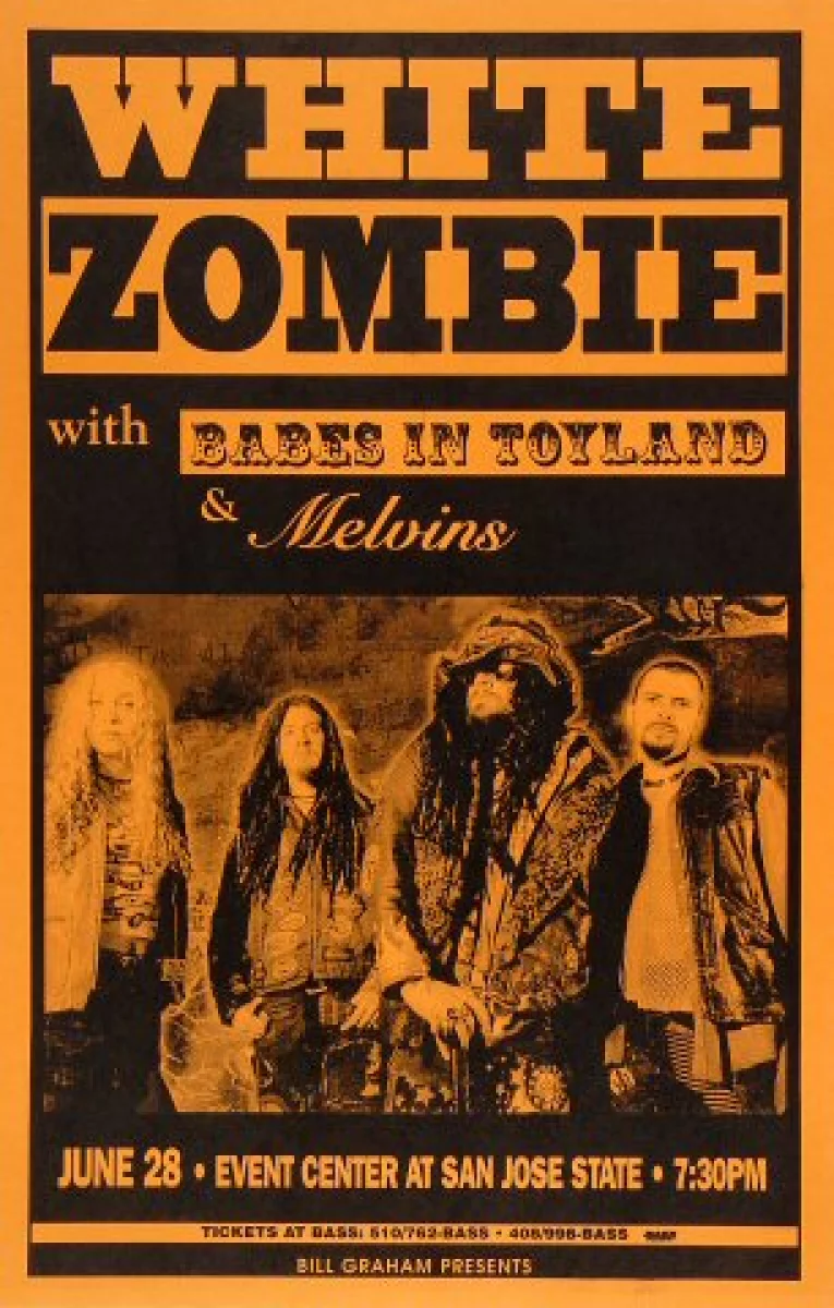 white zombie 1995 tour dates