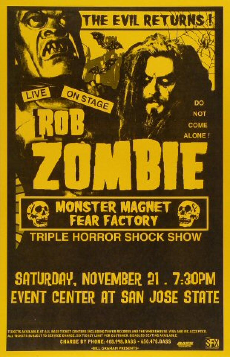 rob zombie tour 1998