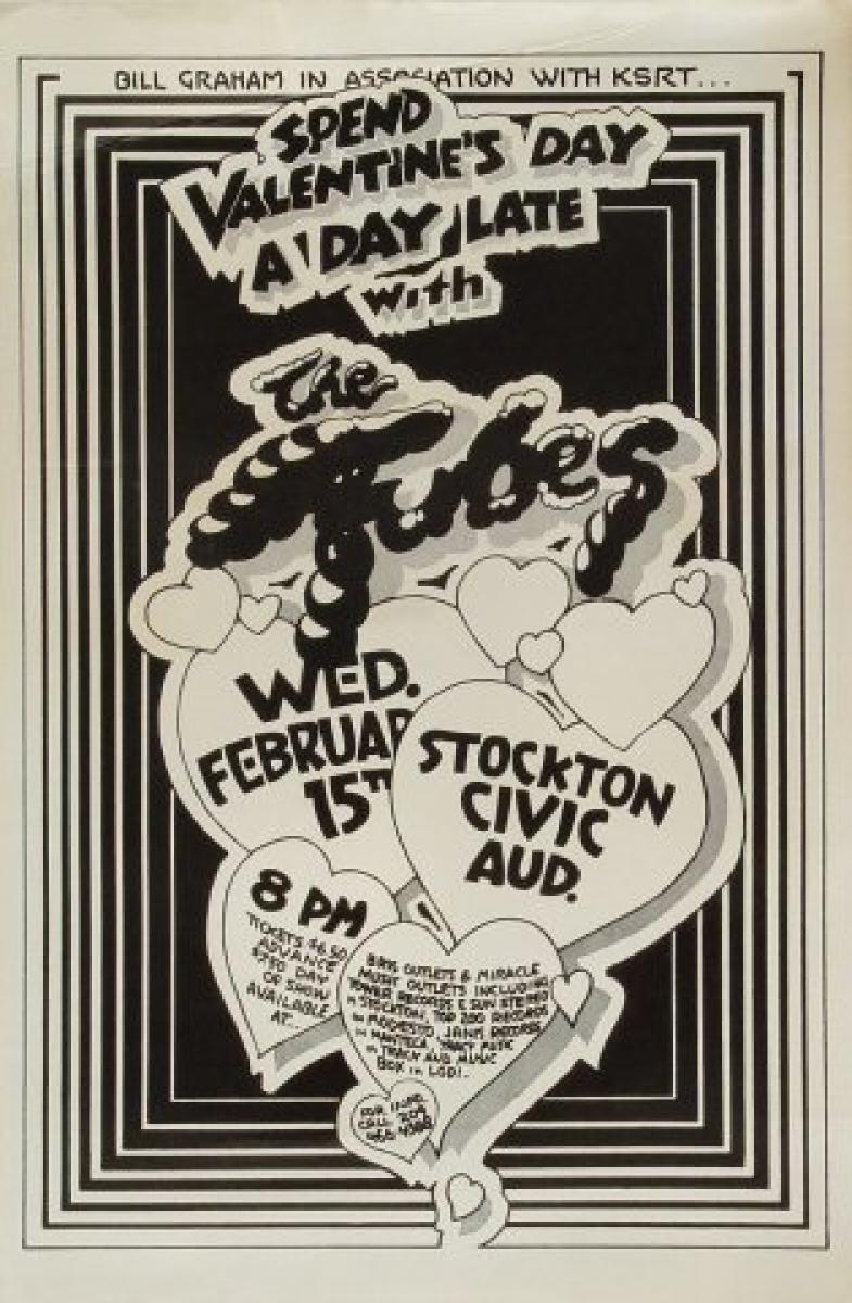 The Tubes Vintage Concert Poster from Stockton Memorial Civic