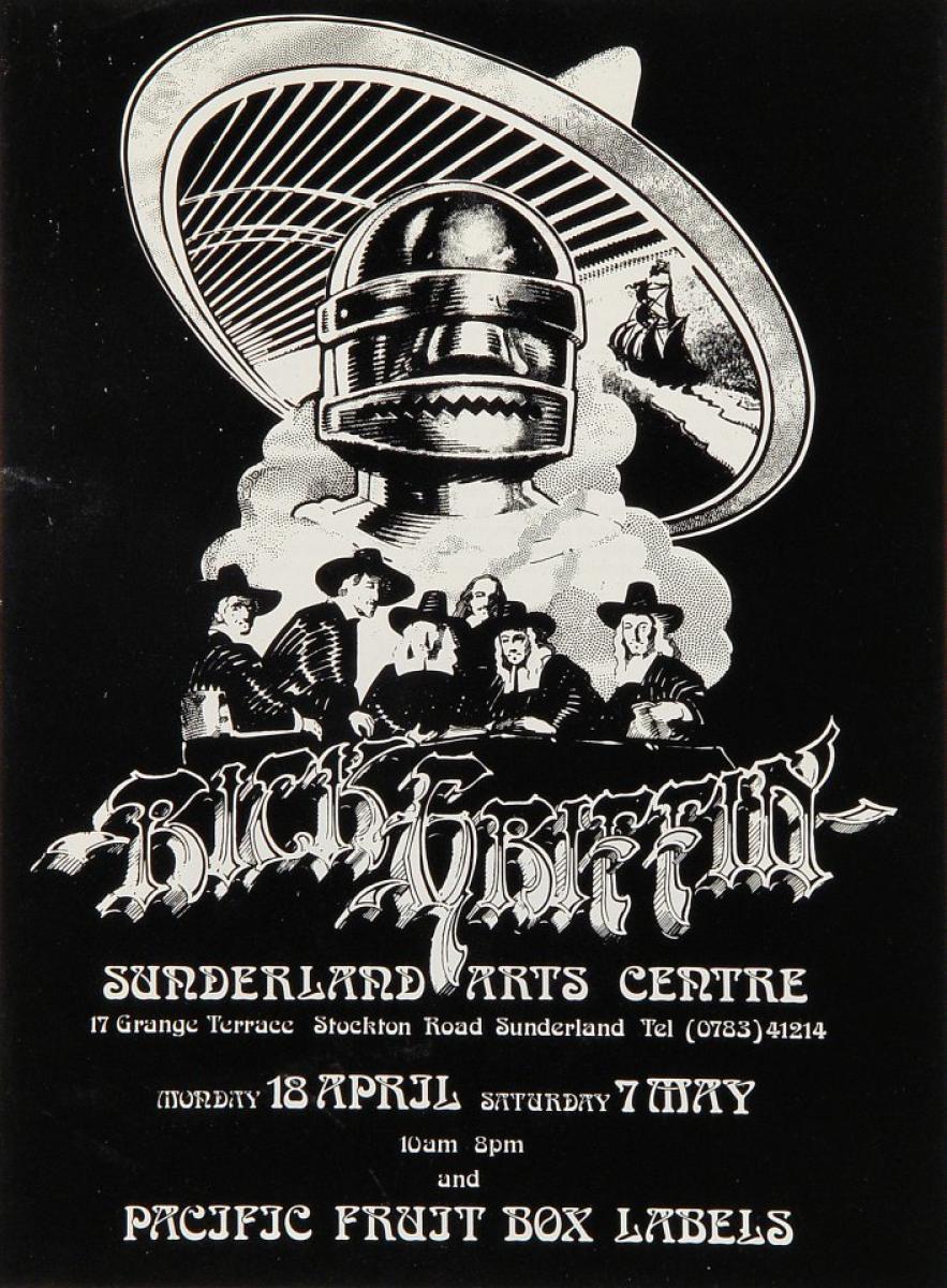 Rick Griffin Exhibition Vintage Concert Handbill from