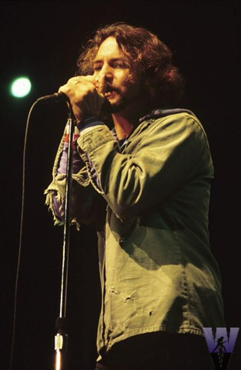 Eddie Vedder Vintage Concert Fine Art Print from Sacramento Valley Amphitheatre, Oct 30, 2000 at