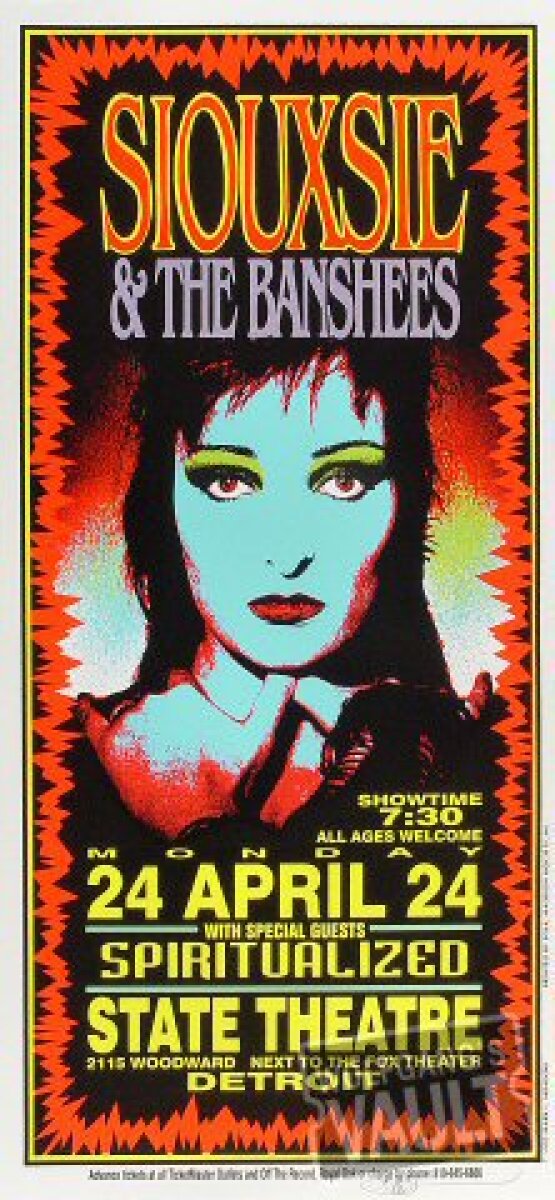KOZIK SIOUXSIE ＆ THE BANSHEES ポスター　1st KOZIK SIOUXSIE ＆ THE BANSHEES ポスター 1st