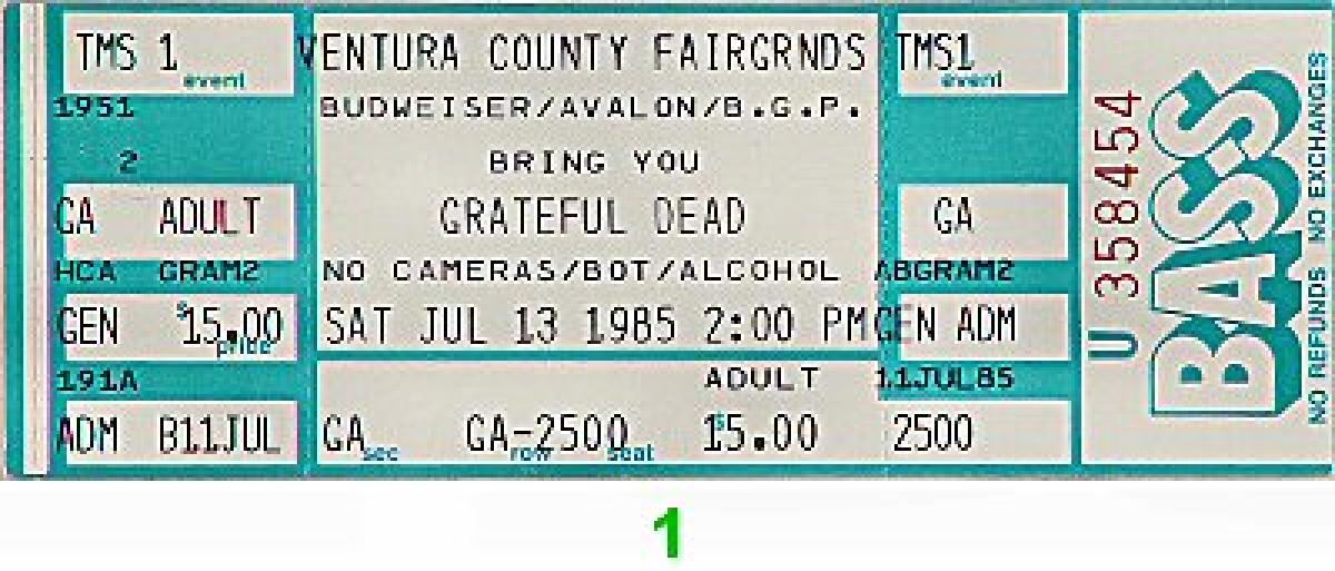 限定 正規品 貴重 Grateful Dead Vintage Ticket 限定 正規品 貴重