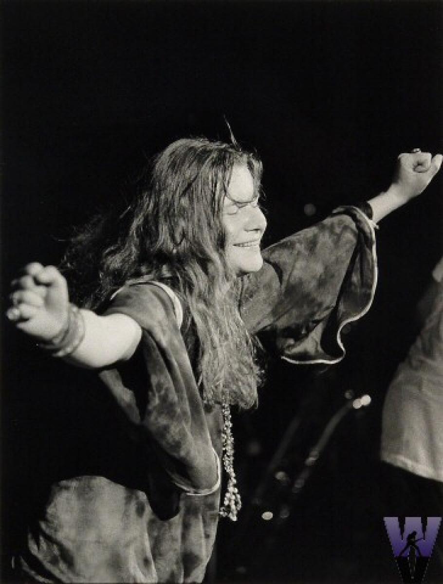 Janis Joplin Vintage Concert Photo Fine Art Print from Woodstock