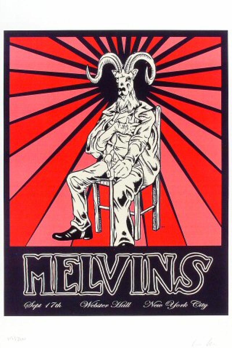 Melvins Vintage Concert Poster from Webster Hall, Sep 17, 2005 at