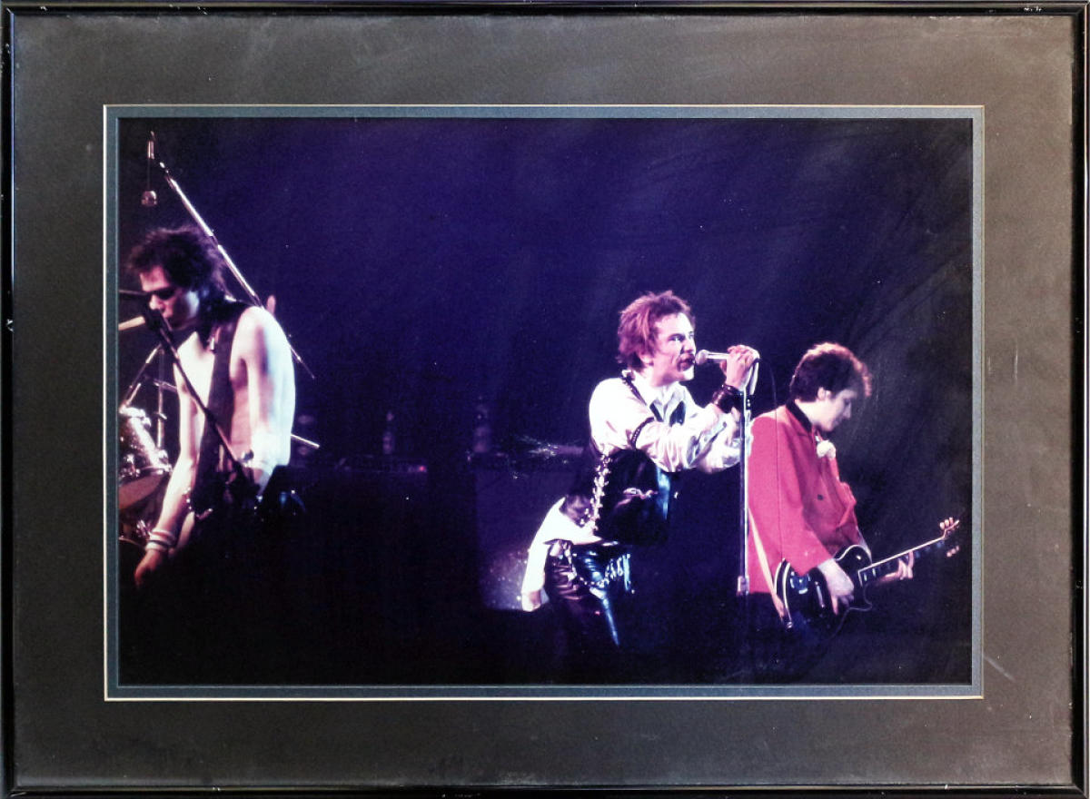The Sex Pistols Vintage Concert Photo Framed Fine Art Print From Winterland Jan 14 1978 At 8710